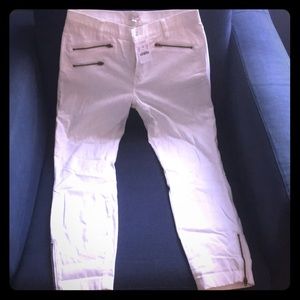Women’s J.Crew off white skinny jeans size 28